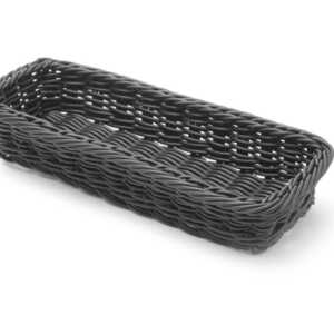 Cesto para talheres, Preto, 270x100x(H)45mm