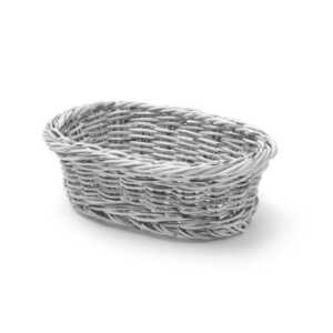 Cesto de pão oval, Cinzento-claro, 190x120x(H)60mm
