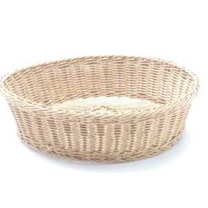 Cesto para pão redondo, Bege, ø400x(H)90mm