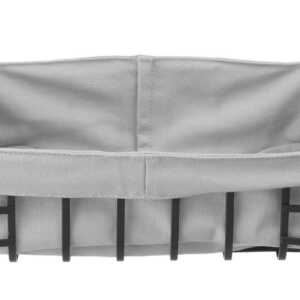 Cesto de pão com saco, retangular, 250x180x(H)85mm