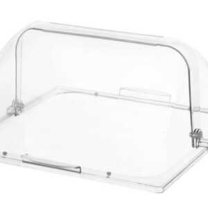 Tampa para apresentação basculante GN 2/3, Apenas com tampa superior basculante, 365x335x(H)175mm