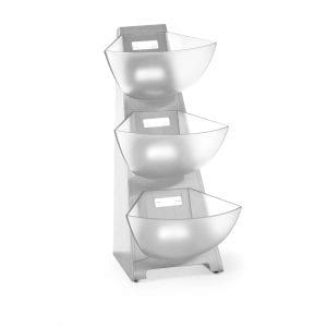 Expositor de buffet, 190x240x(H)410mm