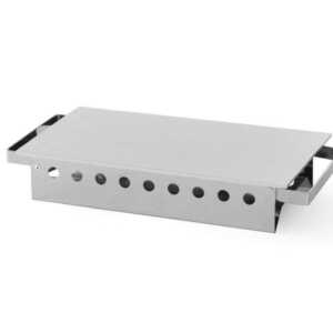 Aquecedor de pratos com 2 bicos, 330x180x(H)65mm