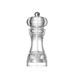 Moinhos de sal, moinho de sal, Transparente, ø58x(H)146mm