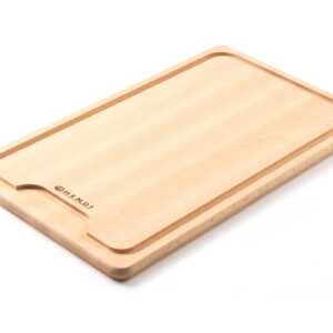 Tábua de talhar, Madeira clara, 390x230mm