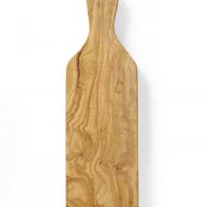 Tábua de servir, madeira de oliveira, retangular, com pega, 350x120x(H)18mm