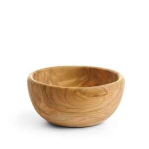 Taça de madeira de oliveira, ø155x(H)75mm