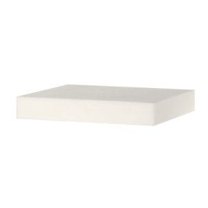 Tampo - Polietileno sem base, bloco, Branco, 500x400x(H)80mm