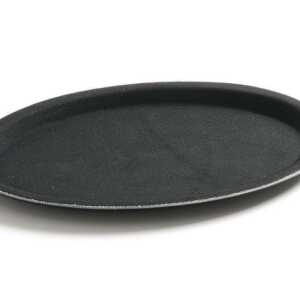 Tabuleiro para servir antiderrapante, oval, 200x265mm