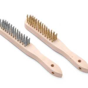 Conjunto de escovas de arame em aço inoxidável e latão - 2 unidades, 2 pcs. , (L)290mm