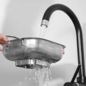 Escorredor quadrado perfurado, 290x218x(H)80mm