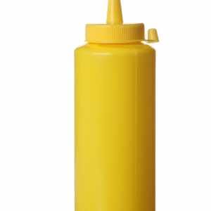 Biberão para molhos, 0,2L, Amarelo, ø50x(H)185mm
