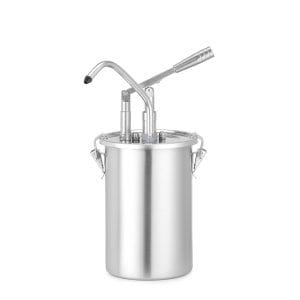 Recipiente para molhos em aço inoxidável com dispensador, 4,5L, ø180x(H)420mm