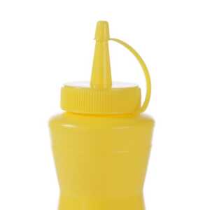 Frasco para molhos fácil de apertar, 0,2L, Amarelo, ø60x(H)170mm