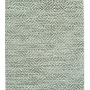 Individuais, padrão geométrico – conjunto de 6, Verde, 6 pcs. , 450x300mm