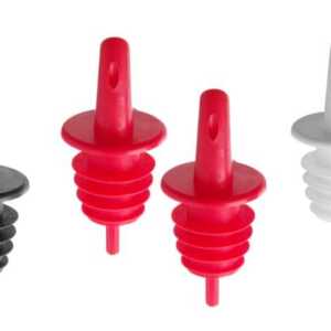 Doseador, 2 pretos, 2 brancos, 2 vermelhos, 6 pcs