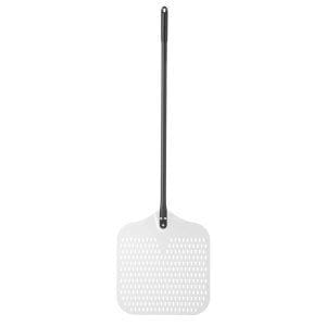 Pá para pizza, quadrada, perfurado, 405x1320mm