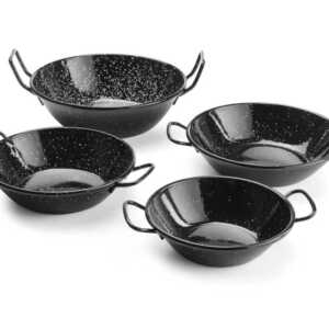 Caçarolas para paelha em esmalte, ø170x(H)40mm