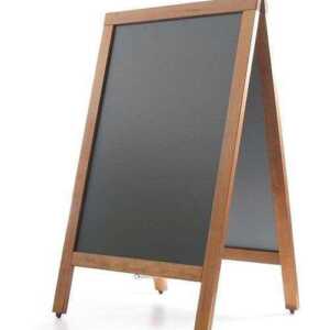 Quadro cavalete para giz, 500x450x(H)850mm