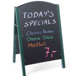 Quadro preto cavalete, 700x500x(H)1100mm