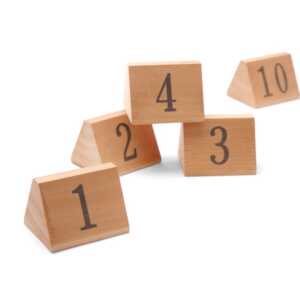 Sinais de mesa com números, Números 1-10, 55x48x(H)44mm