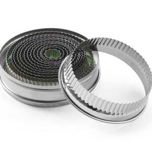 Conjunto de cortadores para pastelaria, com rebordo serrilhado, ø18-108, (H)35mm