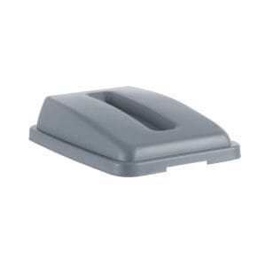 Tampa com abertura para caixote do lixo retangular 60L, 660x470x(H)30mm