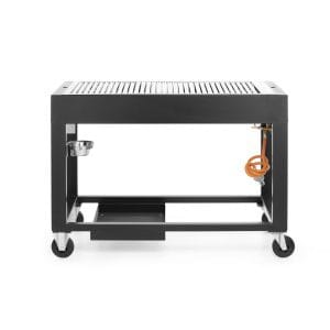 Barbecue a gás Tampa, Preto, 10kW, 1260x580x(H)900mm