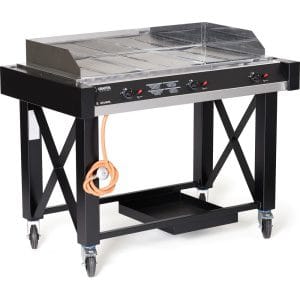 Barbecue a gás Atlanta, Preto, 13kW, 1285x770x(H)917mm