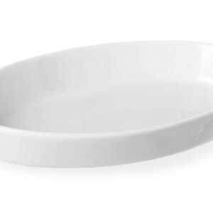 Prato para tapas oval, 0,35L, 262x140x(H)33mm