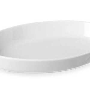 Prato para tapas oval, 0,8L, 324x185x(H)38mm