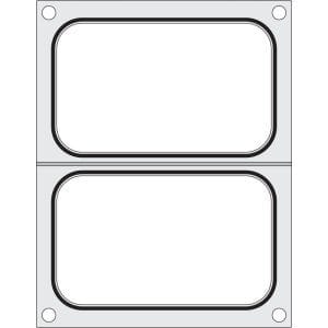 Tabuleiro para seladora térmica matrix, para dois tabuleiros de 178x113 mm