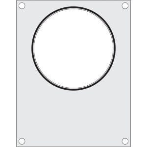 Tabuleiro para seladora térmica matrix, para um grande recipiente de sopa ø165 mm