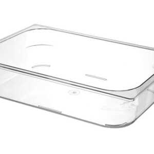 Recipiente para gelado em policarbonato, 5L, Transparente, 360x250x(H)80mm