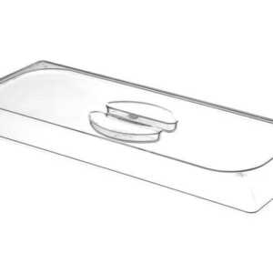 Tampa para recipiente para gelado em policarbonato, 360x165mm