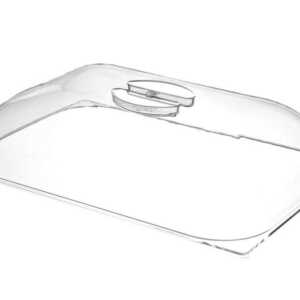 Tampa para recipiente para gelado em policarbonato, 360x250mm