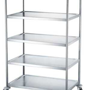 Carrinho de serviço com 5 prateleiras, 905x585x(H)1545mm