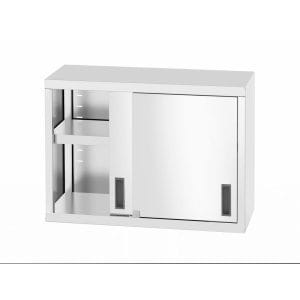 Armário de montagem na parede soldado com portas deslizantes, profundidade: 300 mm., 800x300x(H)600mm