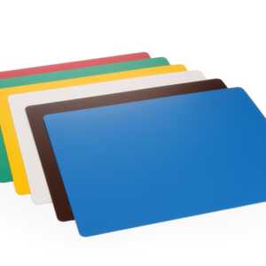 Conjunto de tábuas de cortar flexíveis HACCP - 6 unidades, 380x305mm