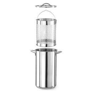 Conjunto de cozedura a vapor para espargos xL, 5,5L, ø162x(H)280mm