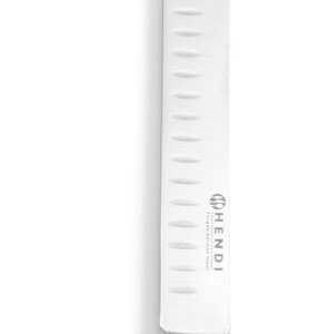 Faca para presunto/salmão, Recortes Granton, Preto, (L)430mm