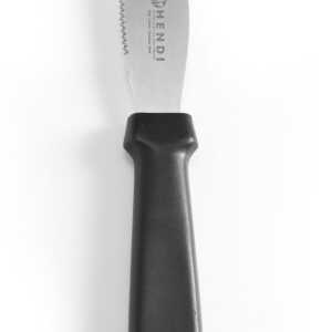 Faca de barrar - serrilhada, Preto, (L)210mm