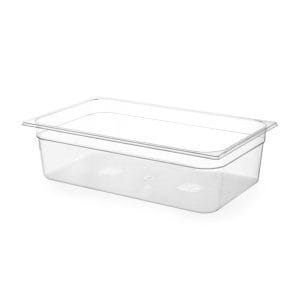 Recipiente Gastronorm 1/1, GN 1/1, 14L, Transparente, 530x325x(H)100mm