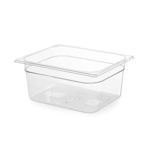 Recipiente Gastronorm 1/2, GN 1/2, 4L, Transparente, 325x265x(H)65mm