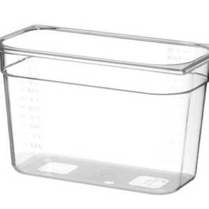 Recipiente Gastronorm 1/3, GN 1/3, 7,8L, Transparente, 325x176x(H)200mm