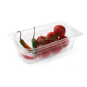 Recipiente Gastronorm 1/3, GN 1/3, 4L, Transparente, 325x176x(H)100mm