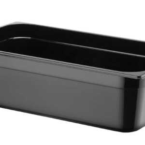 Recipiente Gastronorm 1/1, GN 1/1, 21L, Preto, 530x325x(H)150mm