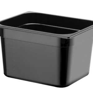 Recipiente Gastronorm 1/2, GN 1/2, 4L, Preto, 325x265x(H)65mm