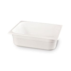 Recipiente Gastronorm 1/2, GN 1/2, 4L, Branco, 325x265x(H)65mm