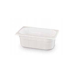 Recipiente Gastronorm 1/4, GN 1/4, 1,8L, Branco, 265x162x(H)65mm